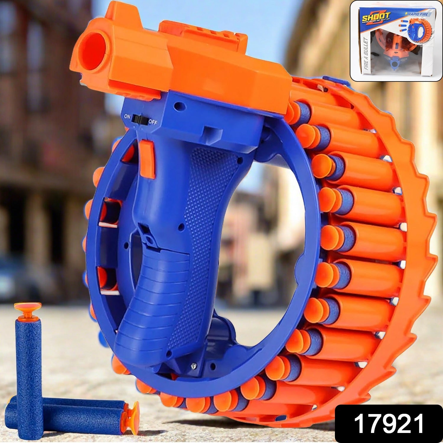 17921 Amazing Toy Gun, Electric Gun for Children, 28 Soft Bullets for Youth Safety, Children's Electric Hand Ring Wheel Soft Bullet Gun, Gift Toys 17921 Amazing Toy Gun, Electric Gun for Children, 28 Soft Bullets for Youth Safety, Children's Electric Hand Ring Wheel Soft Bullet Gun, Gift Toys